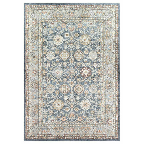 Dark Blue Arsalan Power-Loomed Rug
