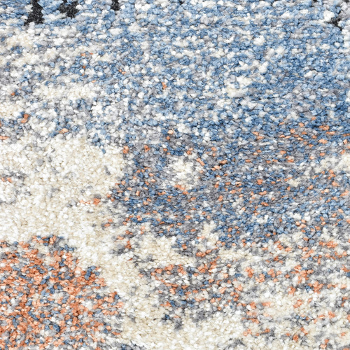 Orange Cosmo Contemporary Rug