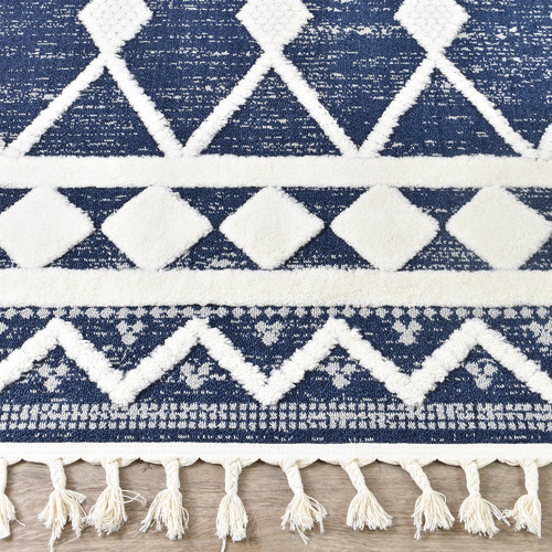 Navy Nix Contemporary Rug