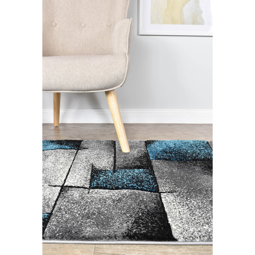 Turquoise-Photina-Power-Loomed-Rug
