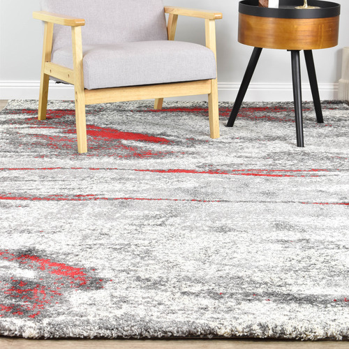 Red Ekby Contemporary Rug