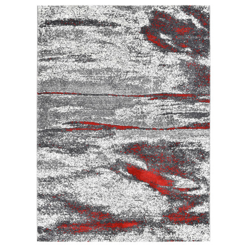Red Ekby Contemporary Rug
