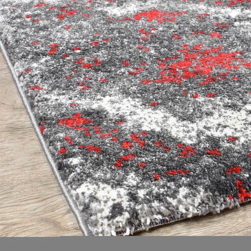 Red Ekby Contemporary Rug