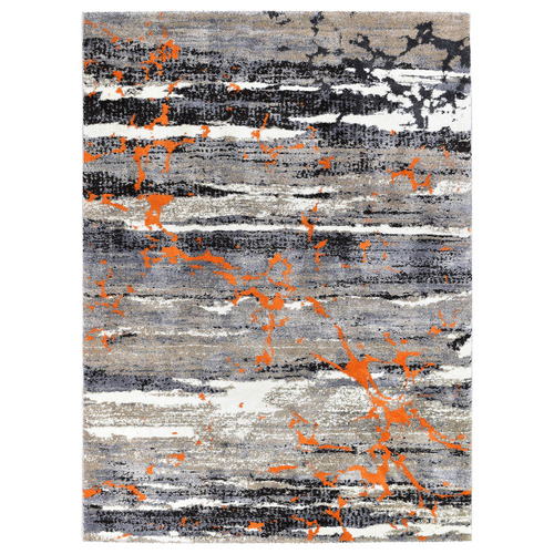 Orange Horby Contemporary Rug