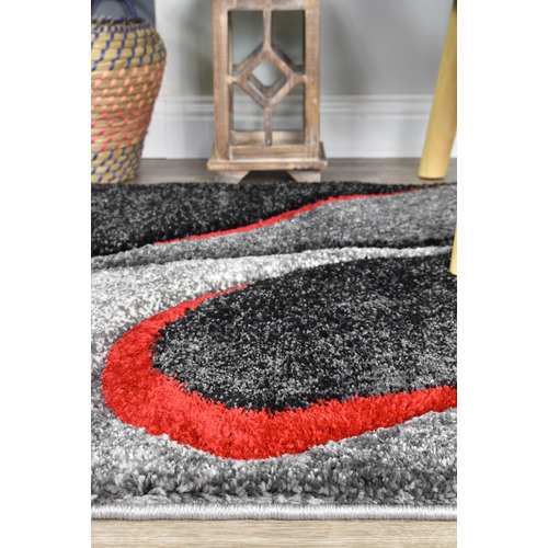 Red-Steffen-Power-Loomed-Rug