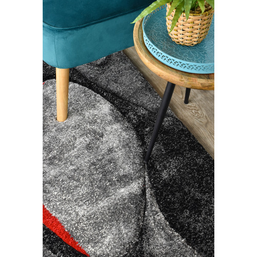 Red-Steffen-Power-Loomed-Rug