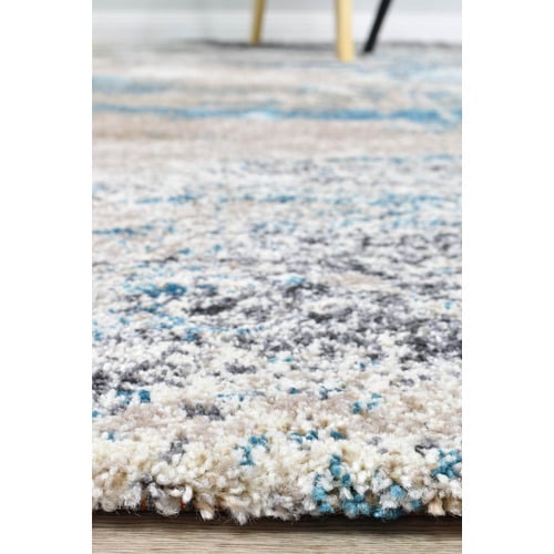 Turquoise-Floro-Contemporary-Rug