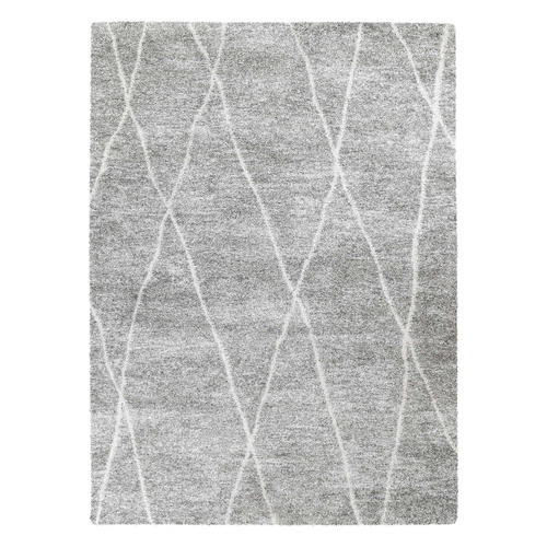 Light Grey White Alpha Rug