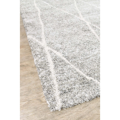 Light Grey White Alpha Rug