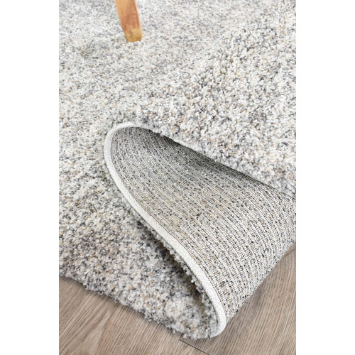 Grey Brown Alpha Rug