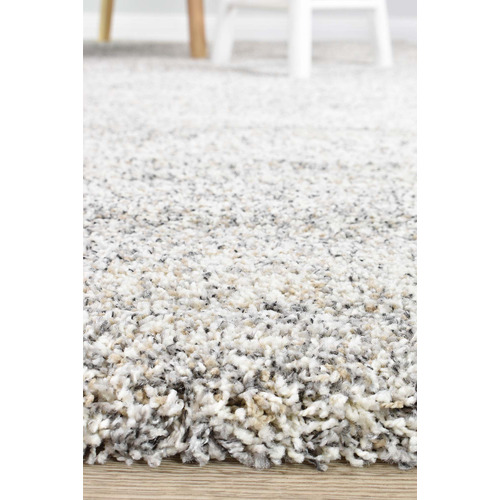 Grey Brown Alpha Rug
