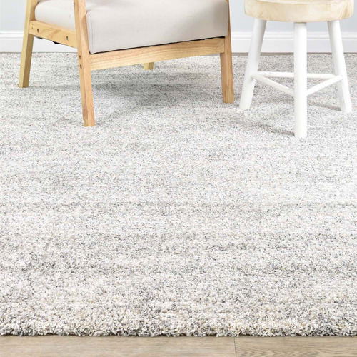 Grey Brown Alpha Rug