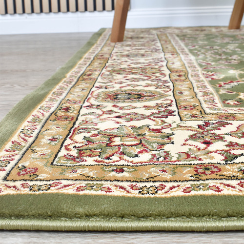 Green Eris Power-Loomed Rug