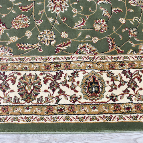Green Eris Power-Loomed Rug