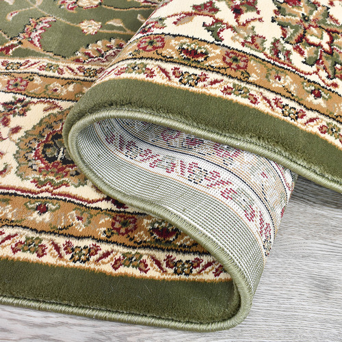 Green Eris Power-Loomed Rug