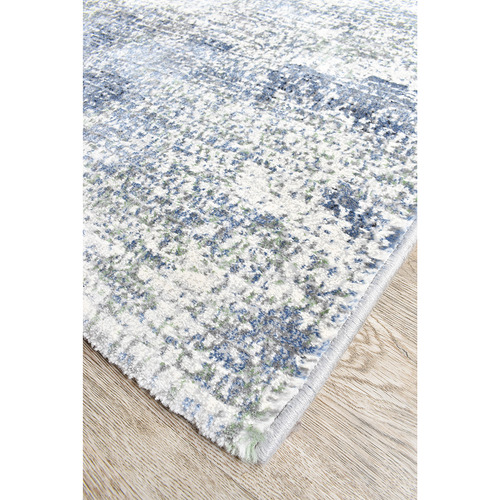 Blue & Green Juna Power-Loomed Runner