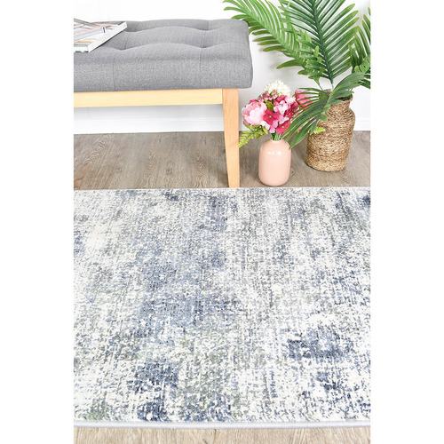 Blue & Green Juna Power-Loomed Runner