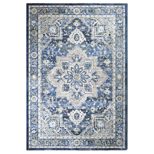 Blue Juna Power-Loomed Rug
