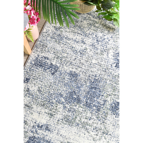 Blue & Green Juna Power-Loomed Runner