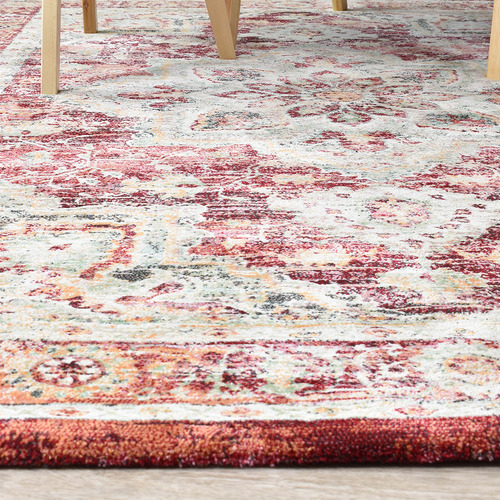 Red Juna Power-Loomed  Rug