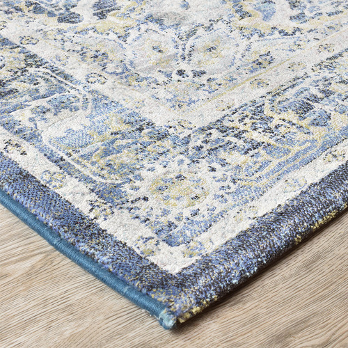 Blue Juna Power-Loomed Rug