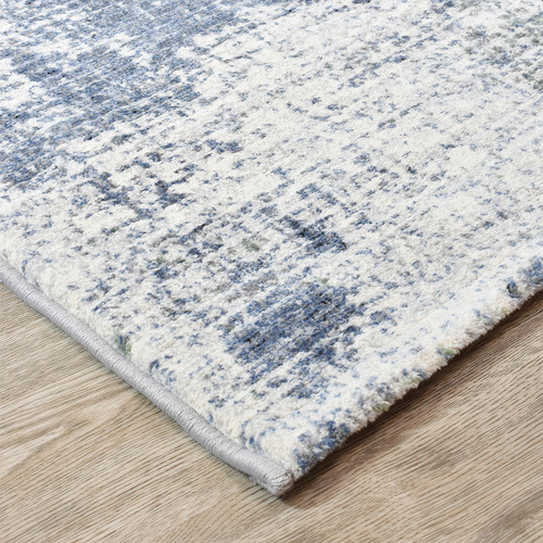 Blue & Green Juna Power-Loomed Rug
