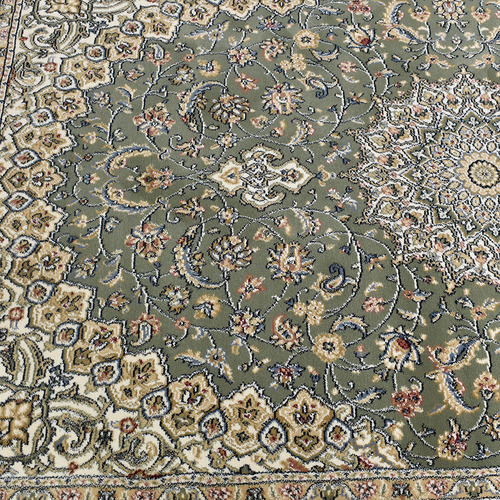 Green Izan Power-Loomed Rug
