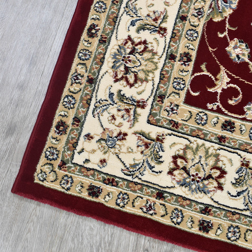Red Izan Power-Loomed Rug