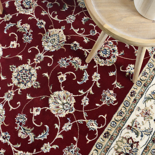 Red Izan Power-Loomed Rug