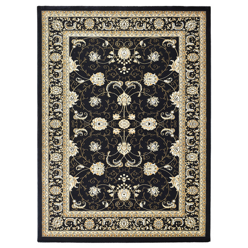 Black Gael Power-Loomed Rug