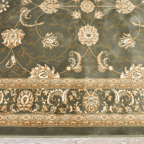 Green Gael Power-Loomed Rug