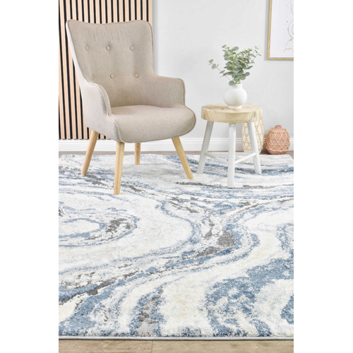 Blue & Grey Xyla Rug