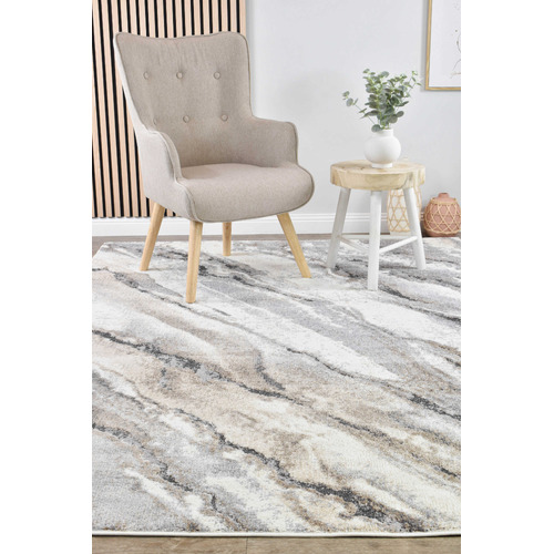 Beige & Light Grey Amaina Rug