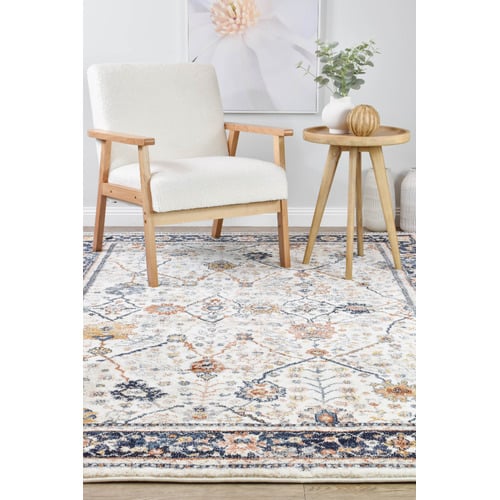 Navy & Cream Isolde Rug