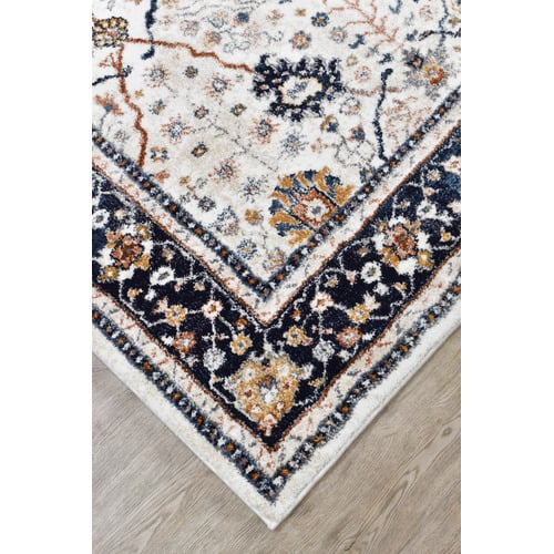 Navy & Cream Isolde Rug