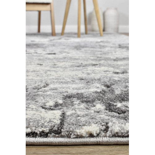 Grey & White Aria Rug