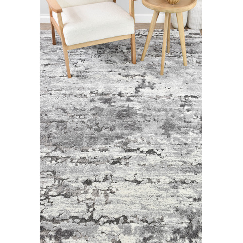 Grey & White Aria Rug