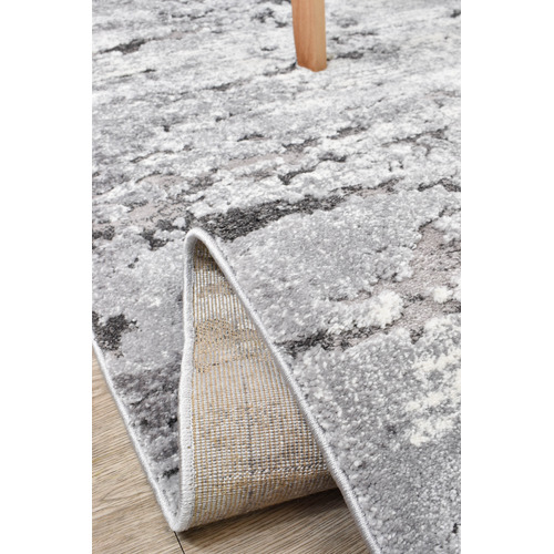 Grey & White Aria Rug