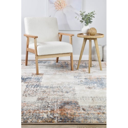 Blue & Terracotta Finnian Rug