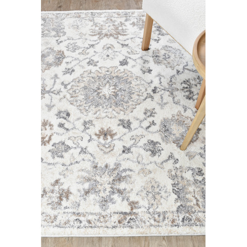 Grey & Cream Anara Rug