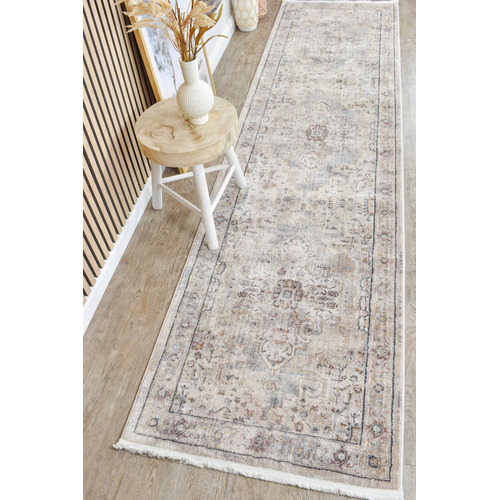 Cream & Taupe Desmond Runner