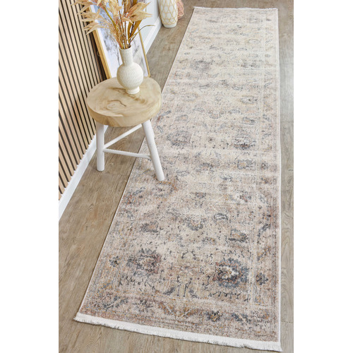 Cream & Taupe Zaria Runner