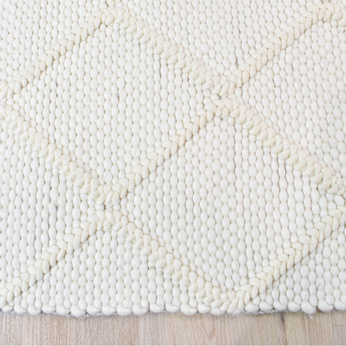 Darian Diamond Frost Hand Woven Rug