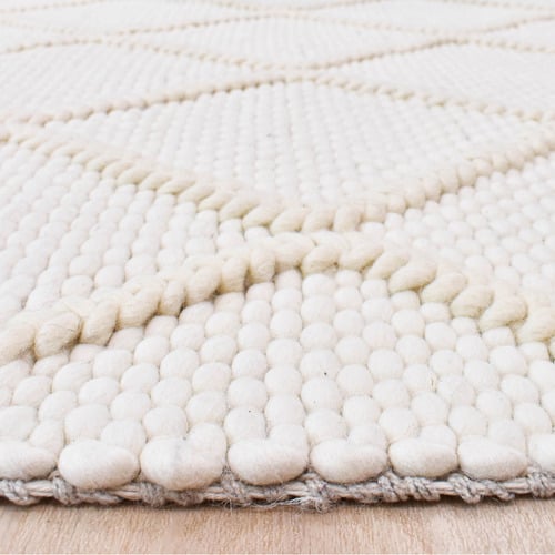 Darian Diamond Frost Hand Woven Rug