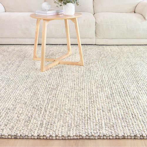 Silver Darian Mist Hand Woven Rug