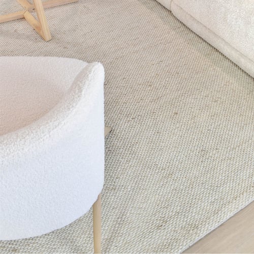 Darian Earth Linen Hand Woven Rug