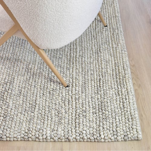 Silver Darian Mist Hand Woven Rug