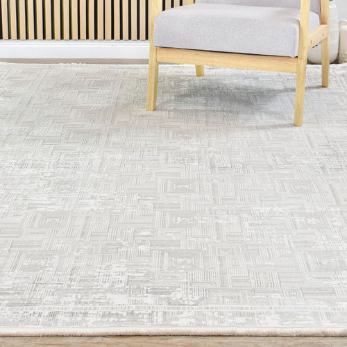 Dark Grey & Cream Elaina Rug