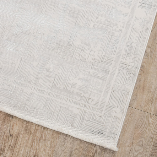 Dark Grey & Cream Elaina Runner