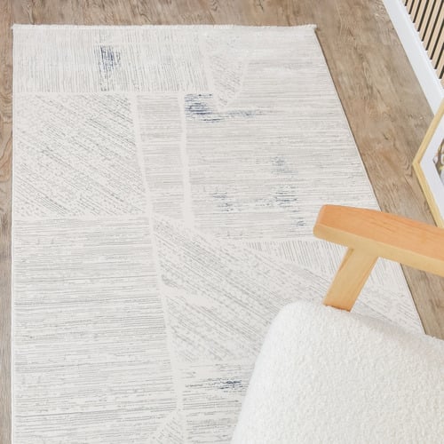 Blue & Cream Elaina Runner